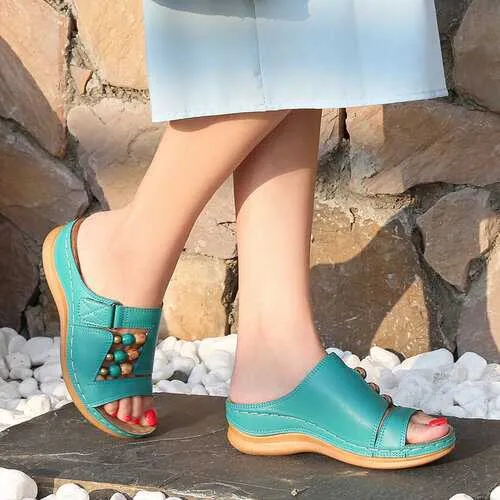 Adjustable Wedges Sandals