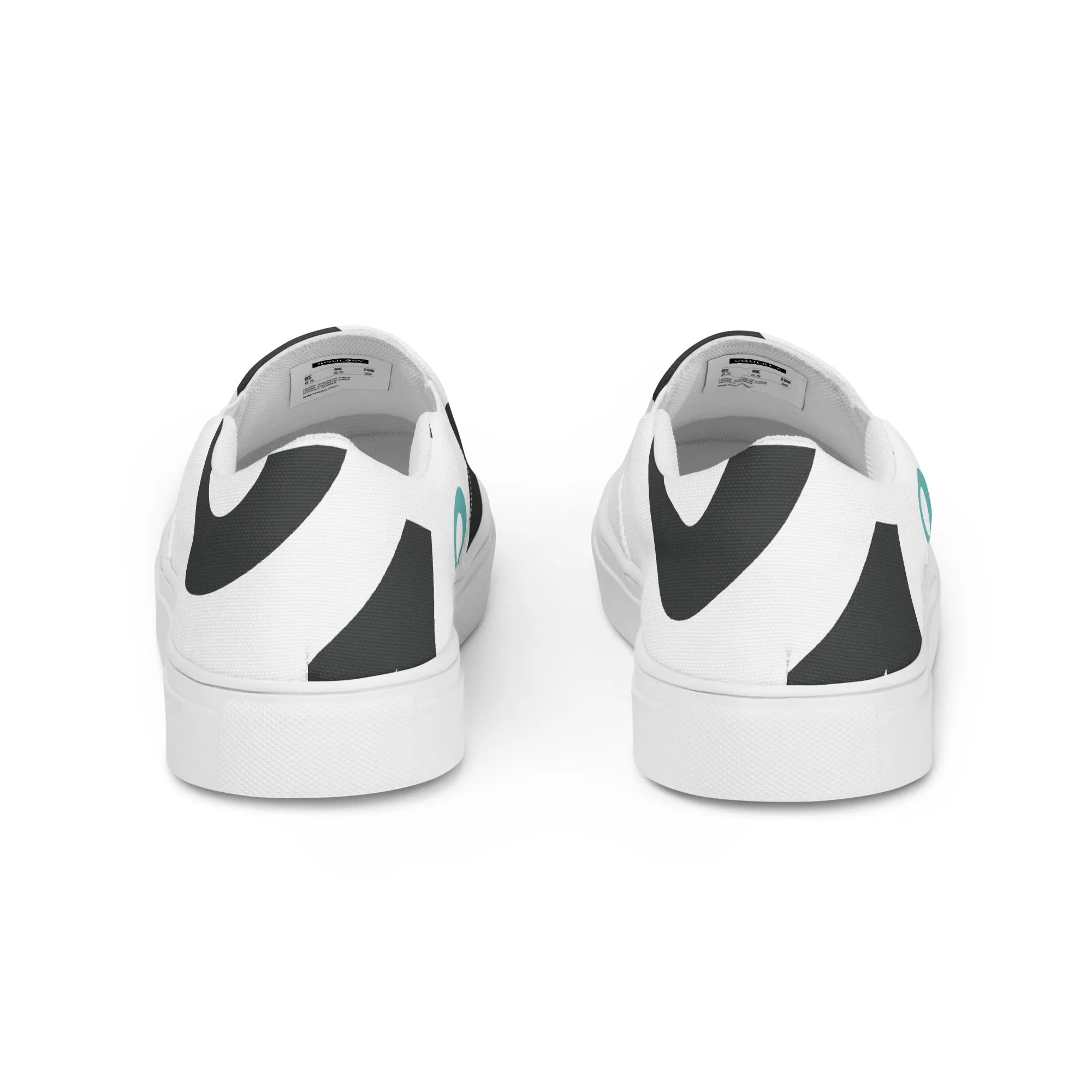 AFRICA IS THE FUTURE Women’s Slip-On Canvas Shoes (White)