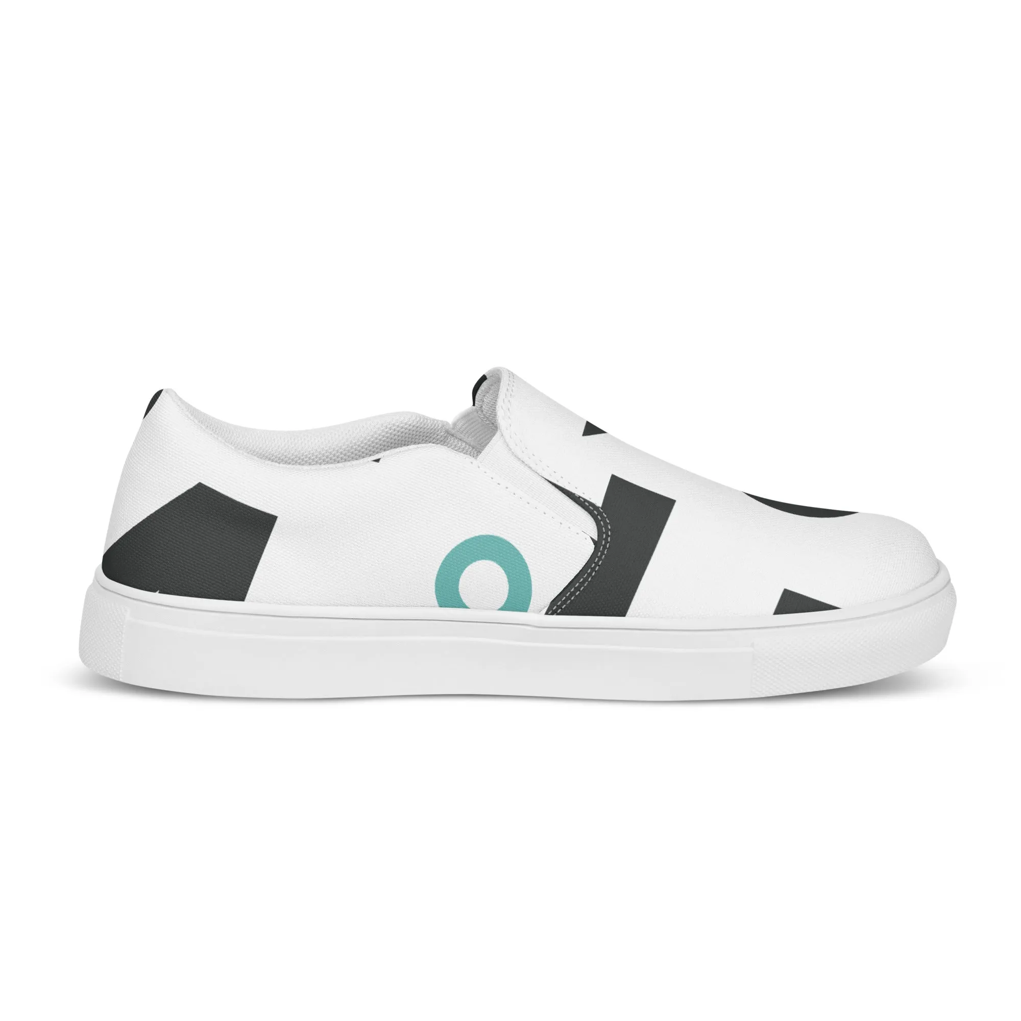 AFRICA IS THE FUTURE Women’s Slip-On Canvas Shoes (White)