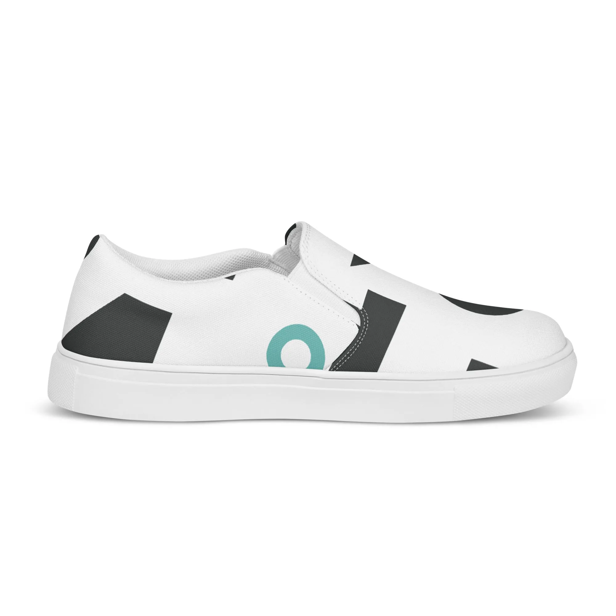 AFRICA IS THE FUTURE Women’s Slip-On Canvas Shoes (White)