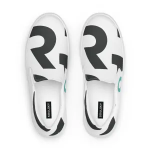 AFRICA IS THE FUTURE Women’s Slip-On Canvas Shoes (White)