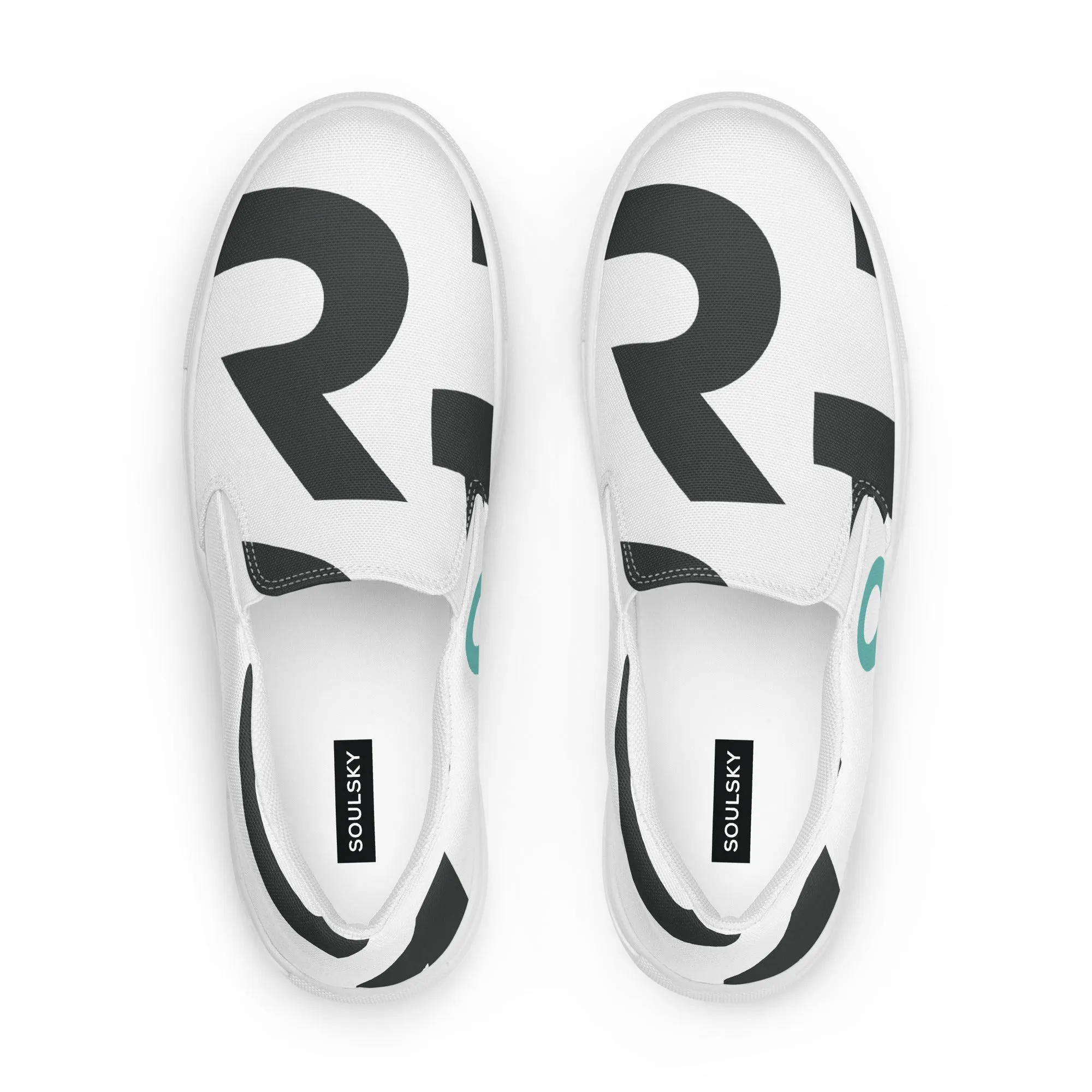 AFRICA IS THE FUTURE Women’s Slip-On Canvas Shoes (White)