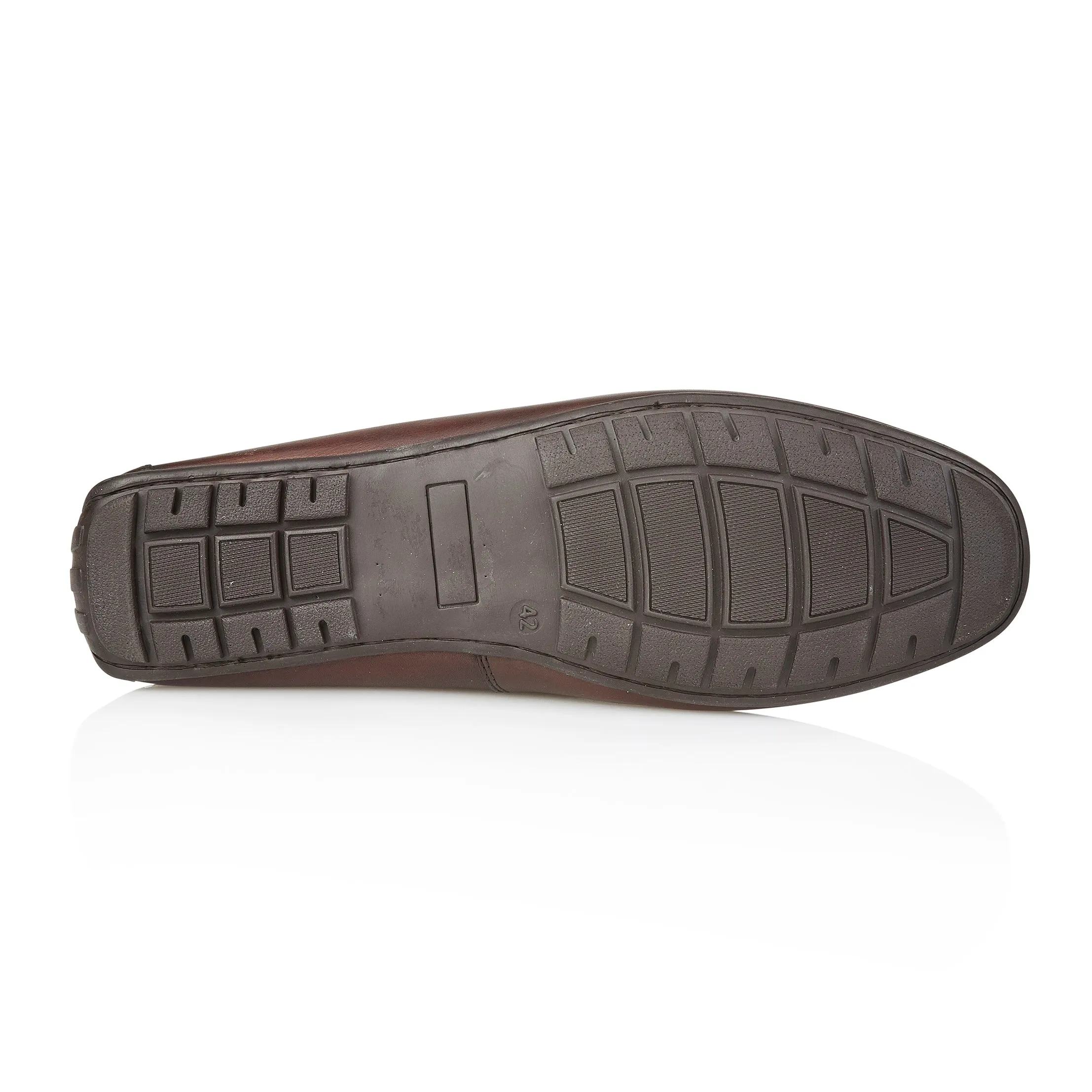 Austin Leather Driving Loafer - Brown