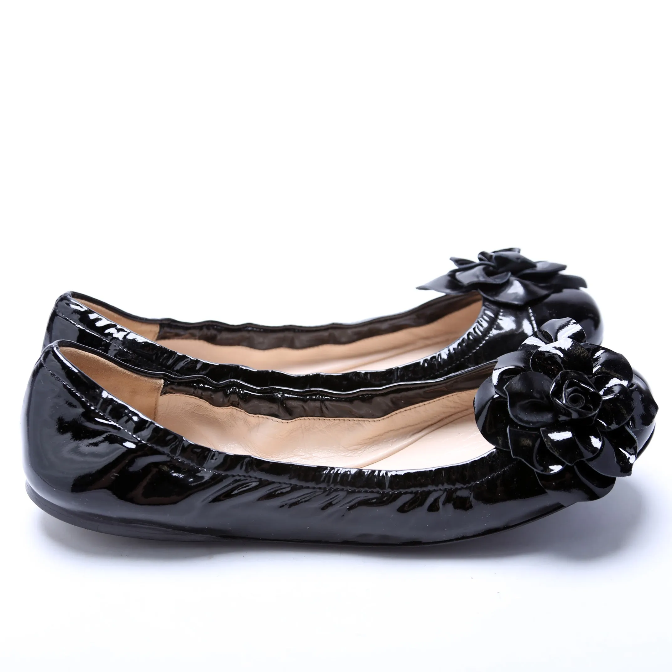 Ballet Flower Flats Patent Size 39.5