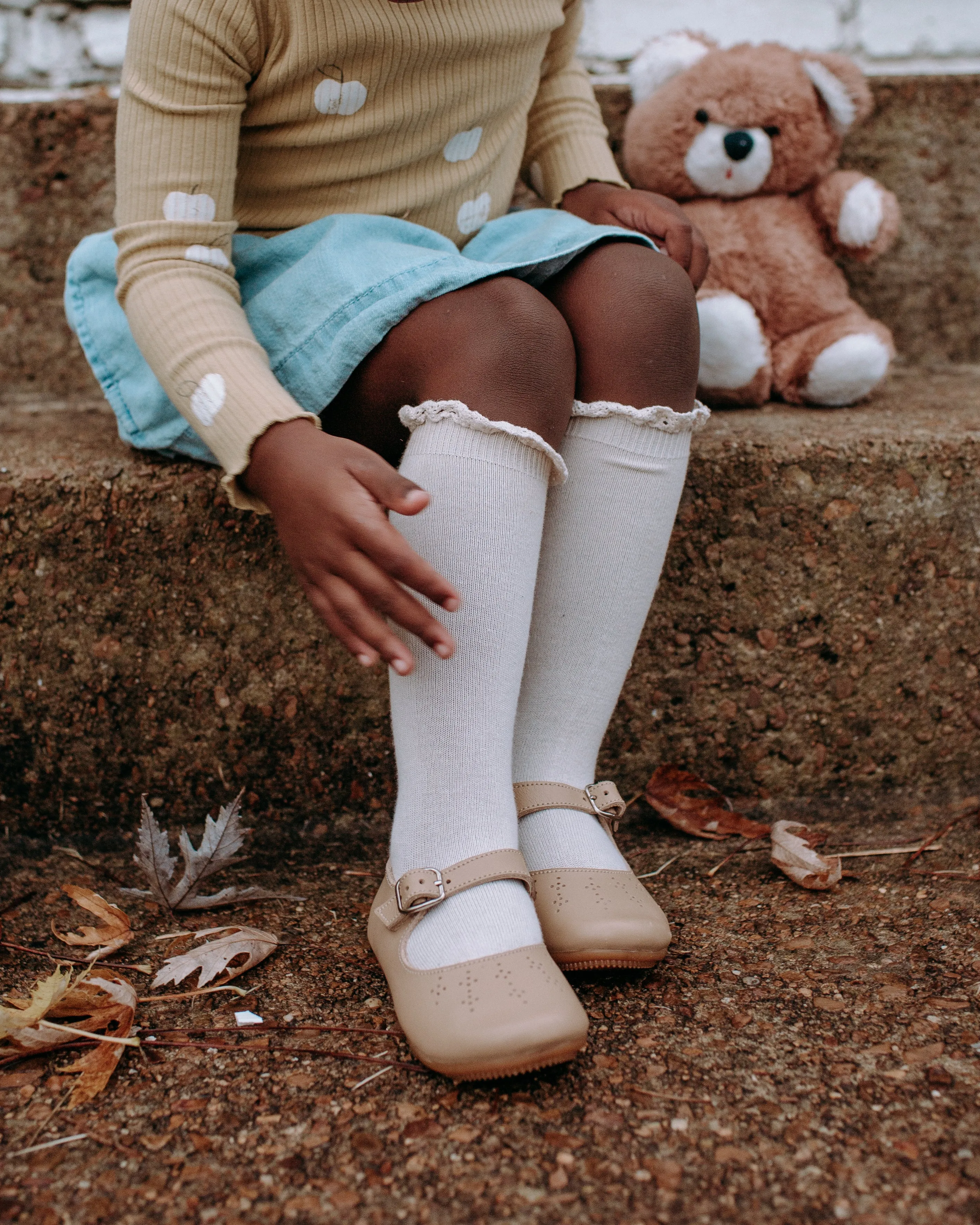 Birch Semilla Mary Janes {Children's Leather Shoes}