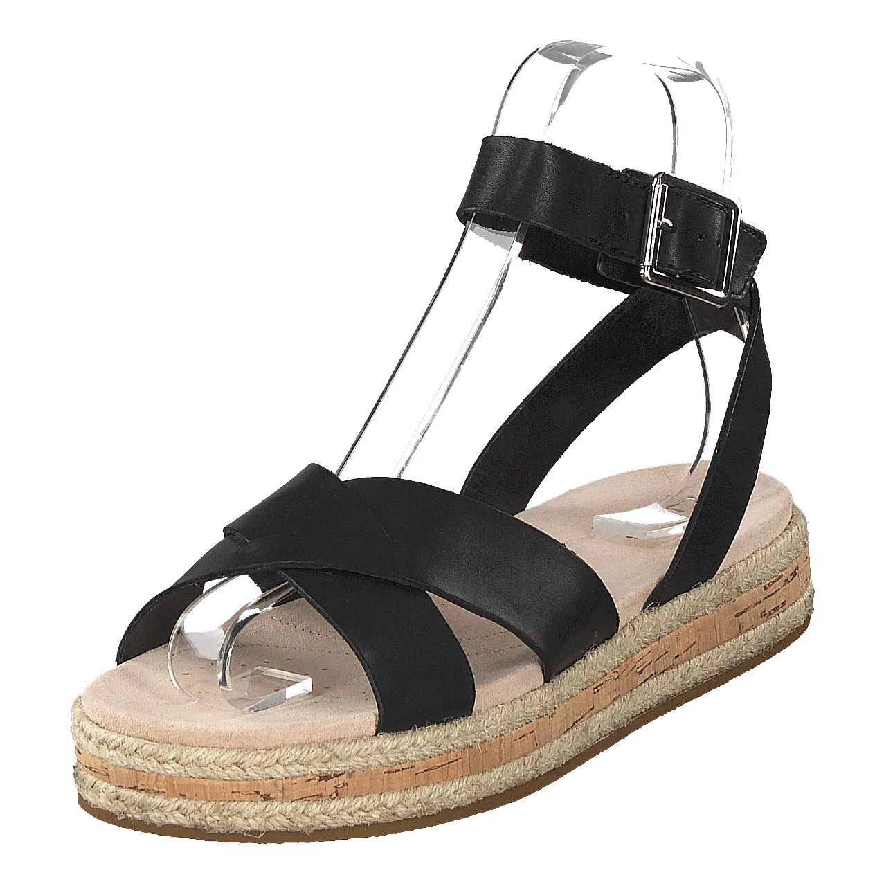 Botanic Poppy Black Leather