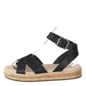 Botanic Poppy Black Leather