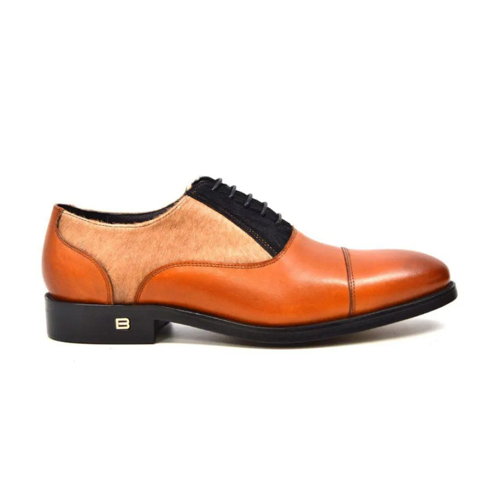 British Walkers Albert Men's Genuine Pony Skin Leather Dress Shoes