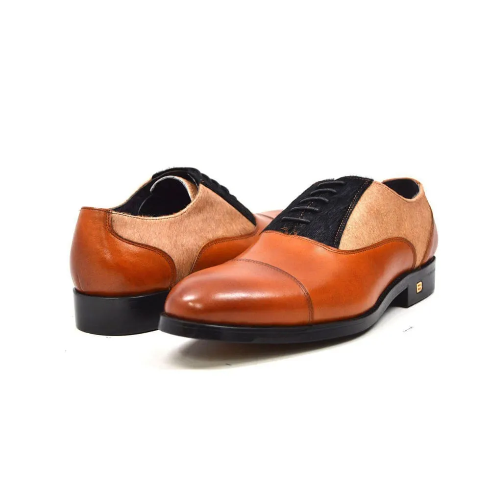 British Walkers Albert Men's Genuine Pony Skin Leather Dress Shoes