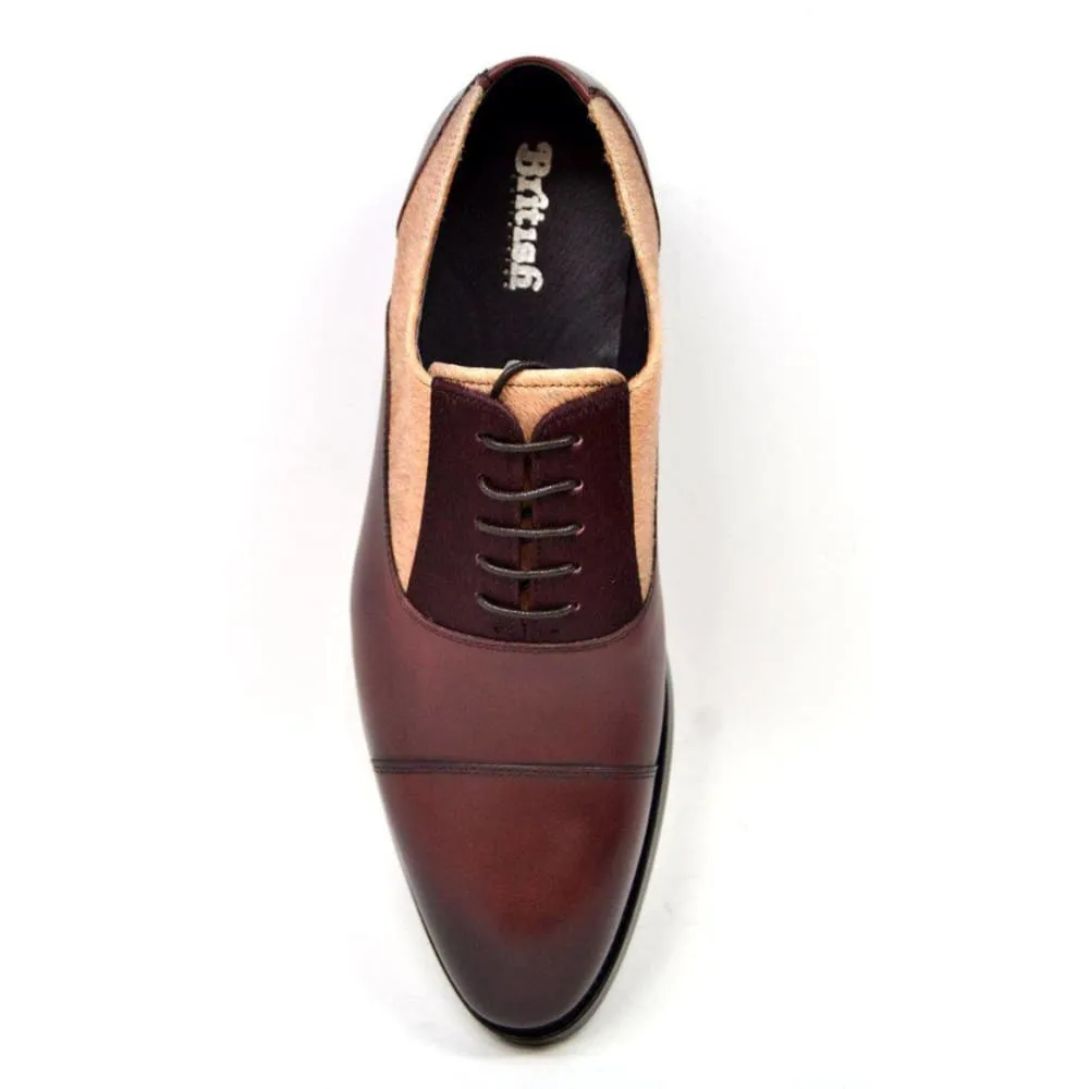 British Walkers Albert Men's Genuine Pony Skin Leather Dress Shoes