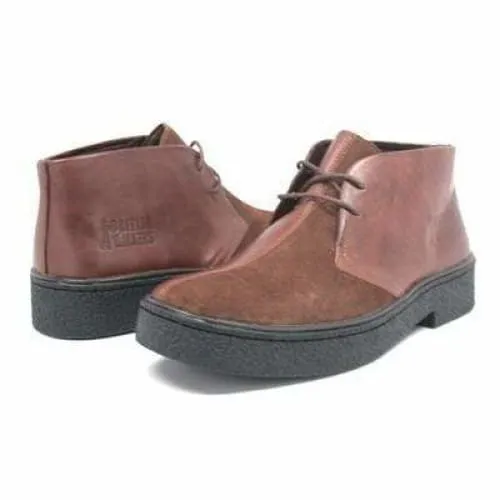 British Walkers Playboy Men's Brown Leather Suede