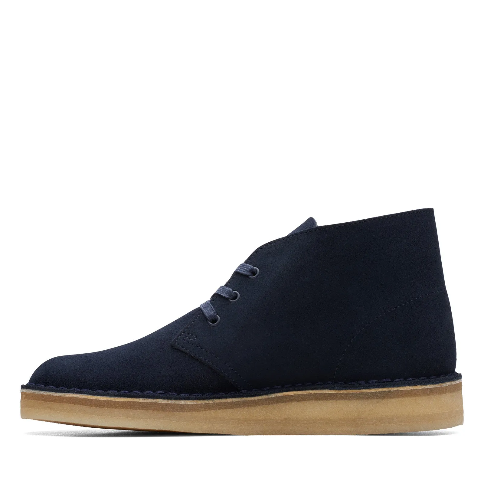 Clarks Originals Desert Coal Boots Men's Navy Blue Suede S Boots 26169997