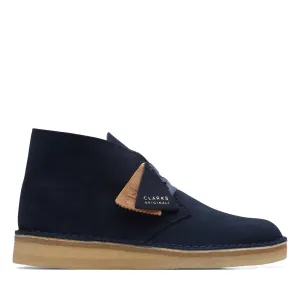 Clarks Originals Desert Coal Boots Men's Navy Blue Suede S Boots 26169997