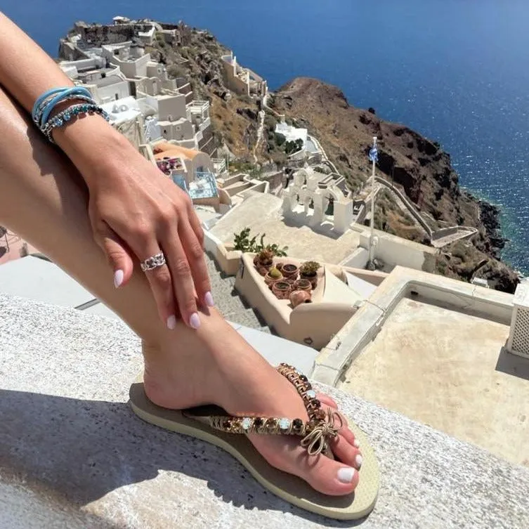 Color Combo Flip Flops