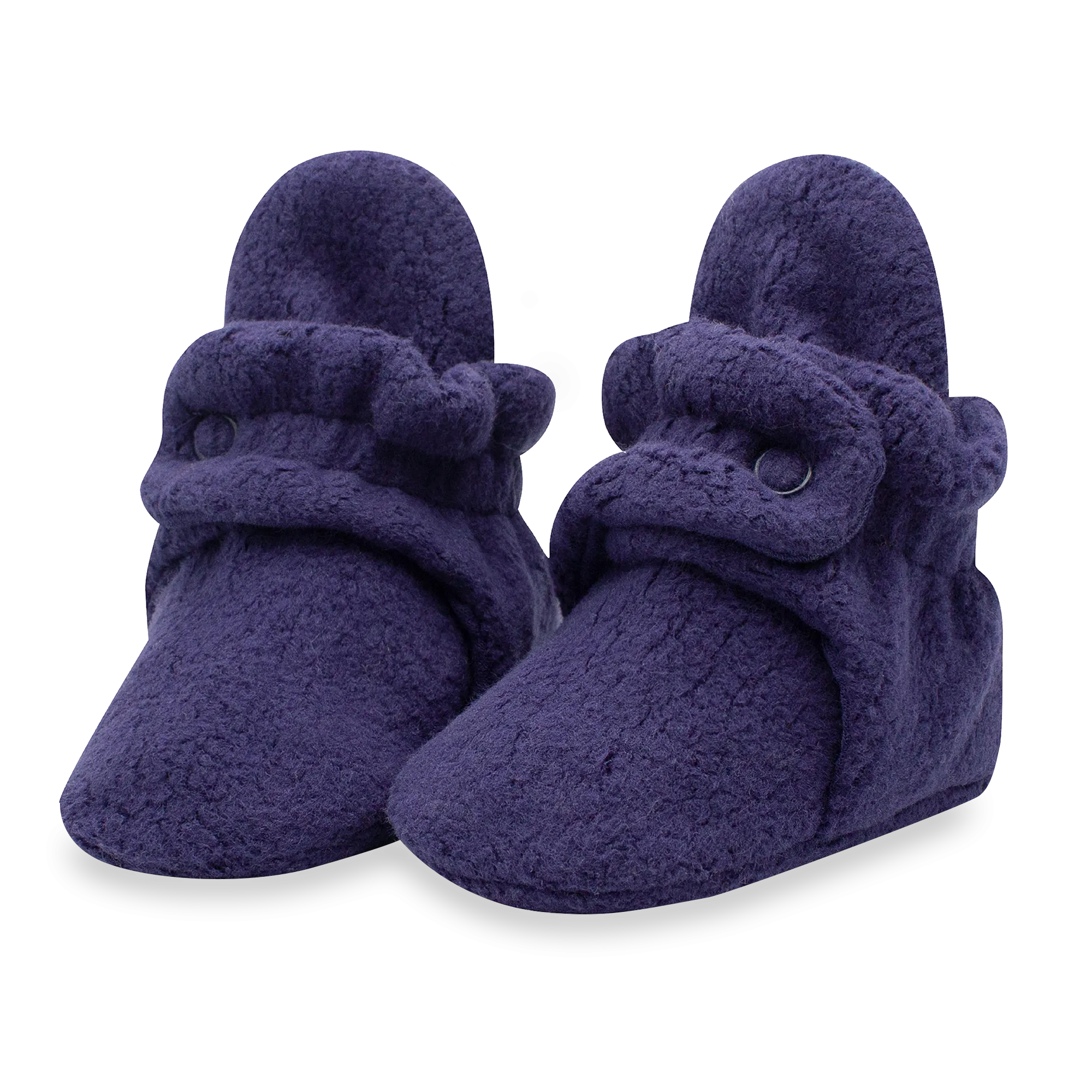 Cozie Fleece Gripper Baby Bootie - True Navy