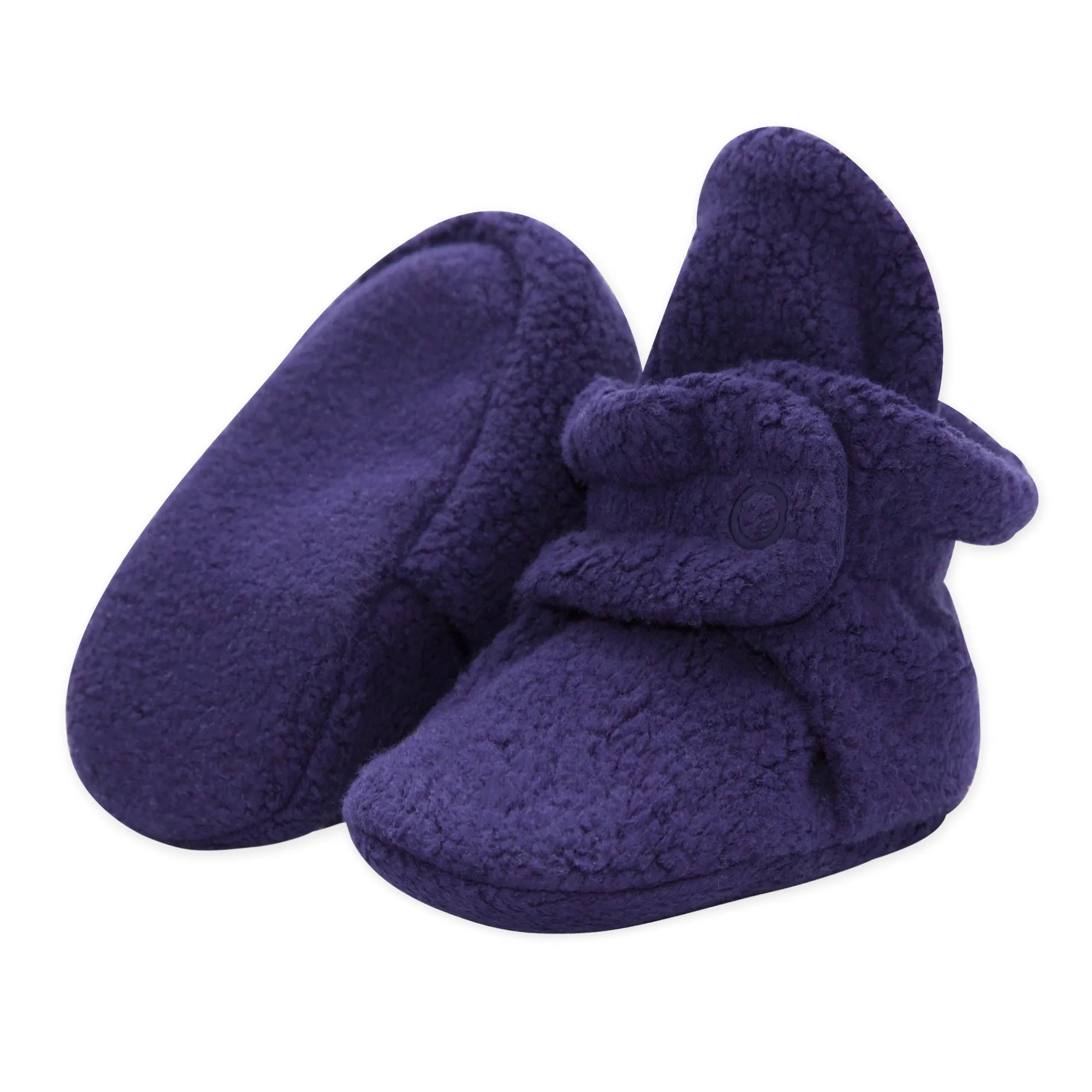 Cozie Fleece Gripper Baby Bootie - True Navy