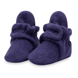 Cozie Fleece Gripper Baby Bootie - True Navy