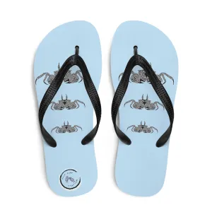 Crab Family Flip-Flops