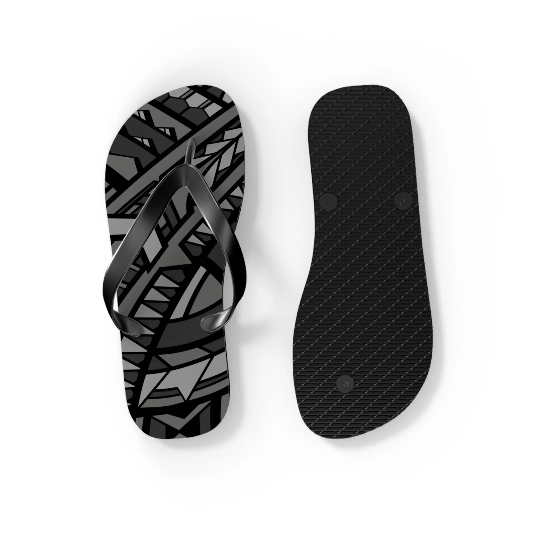 Cukui Navajo Flip Flops - Grey/Black