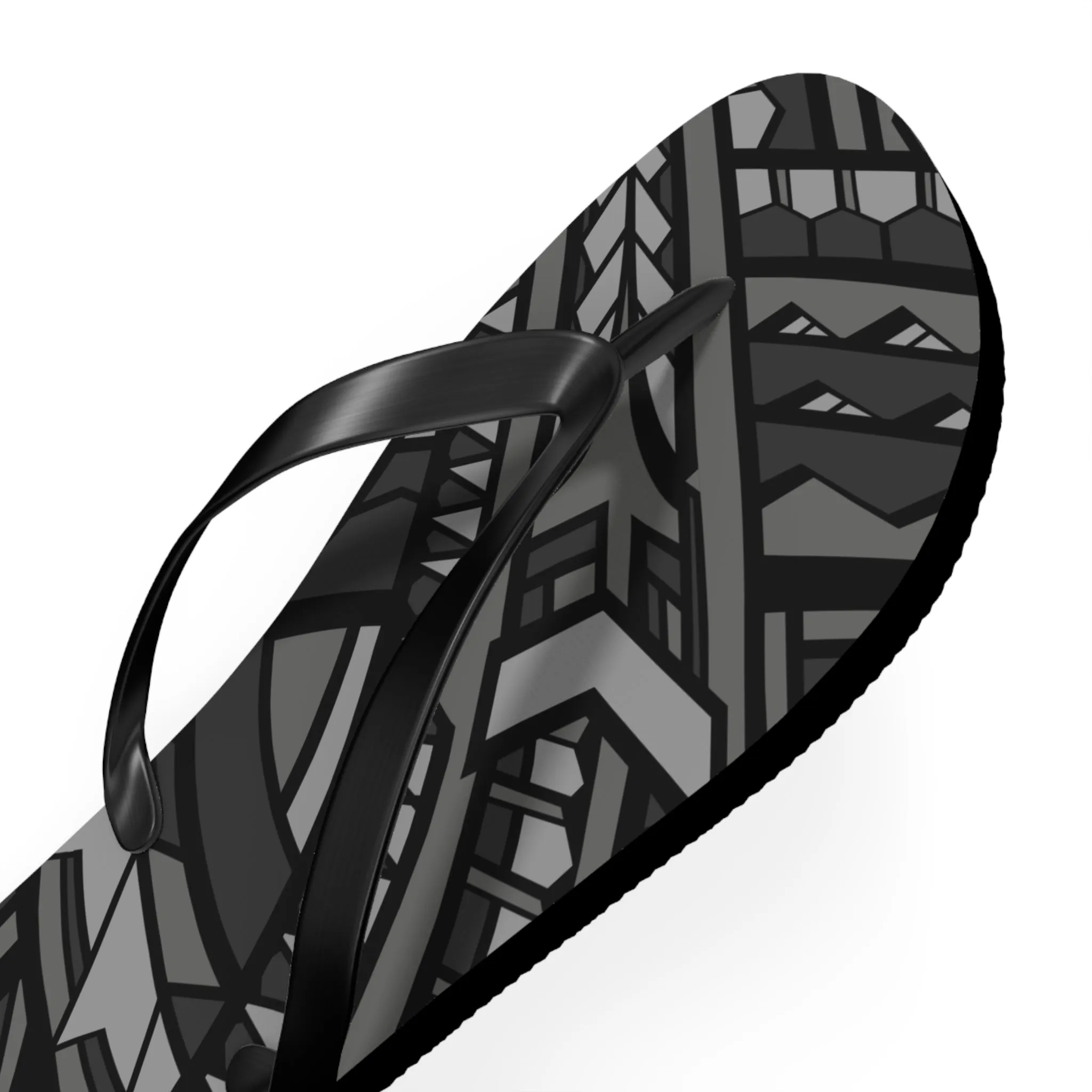 Cukui Navajo Flip Flops - Grey/Black