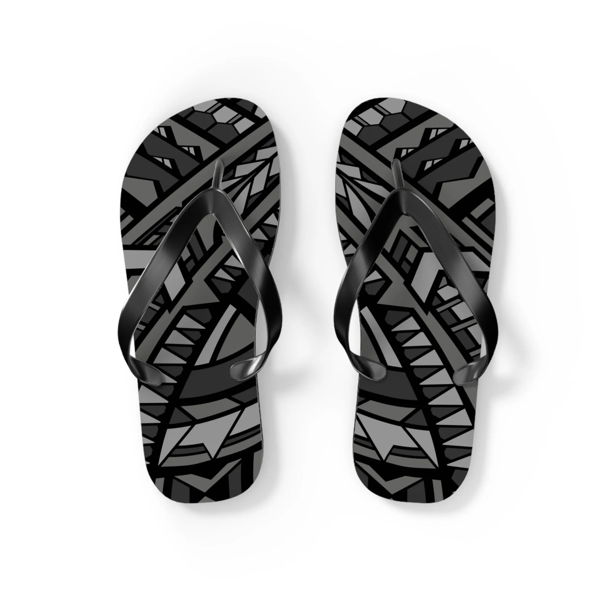 Cukui Navajo Flip Flops - Grey/Black