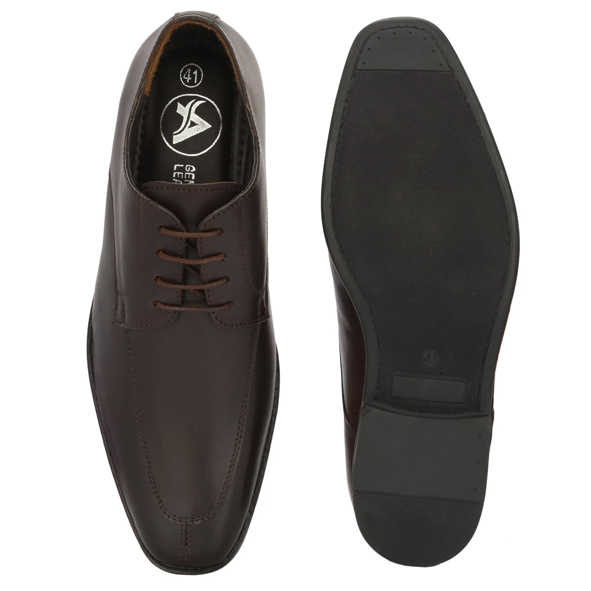 Dapper Full Grain Leather Derby Lace Ups
