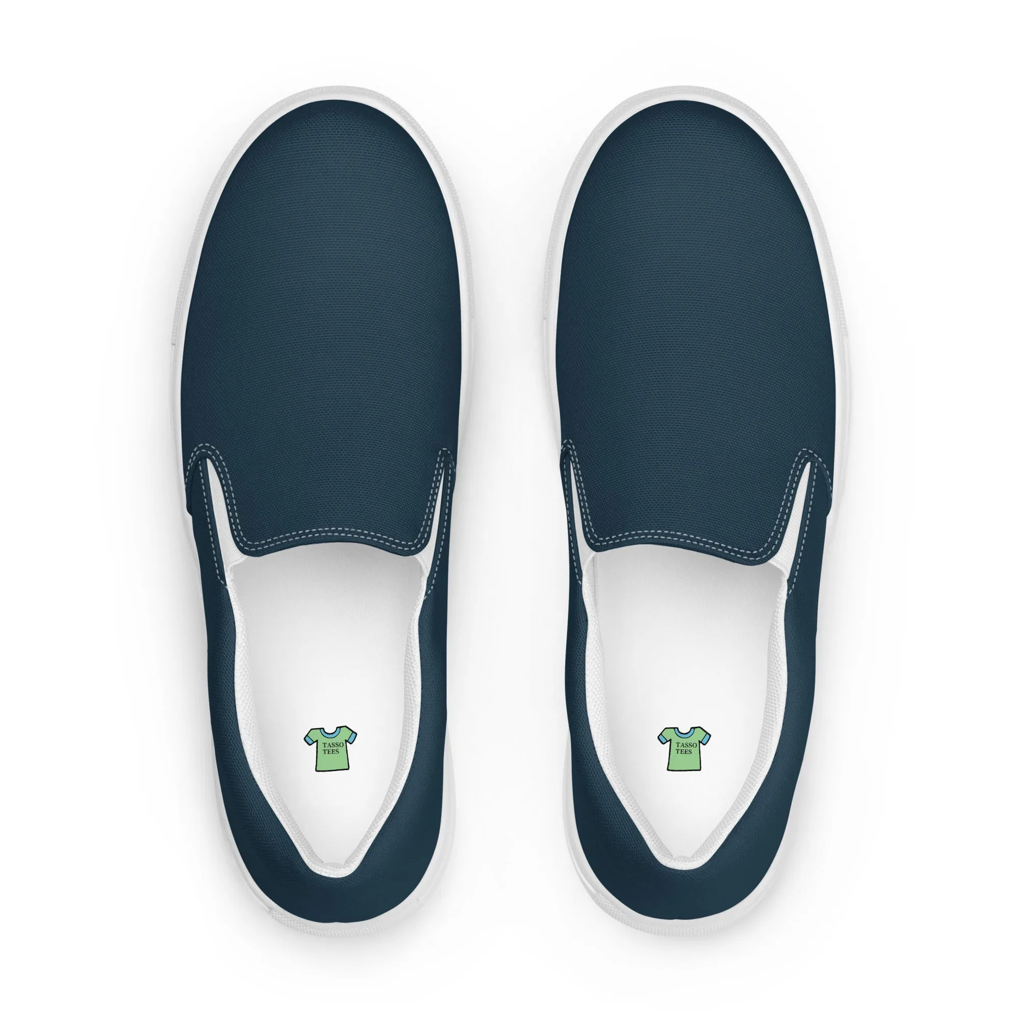 Dark Blue Women’s slip-on canvas shoes