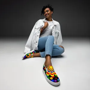 Designer canvas shoes for women