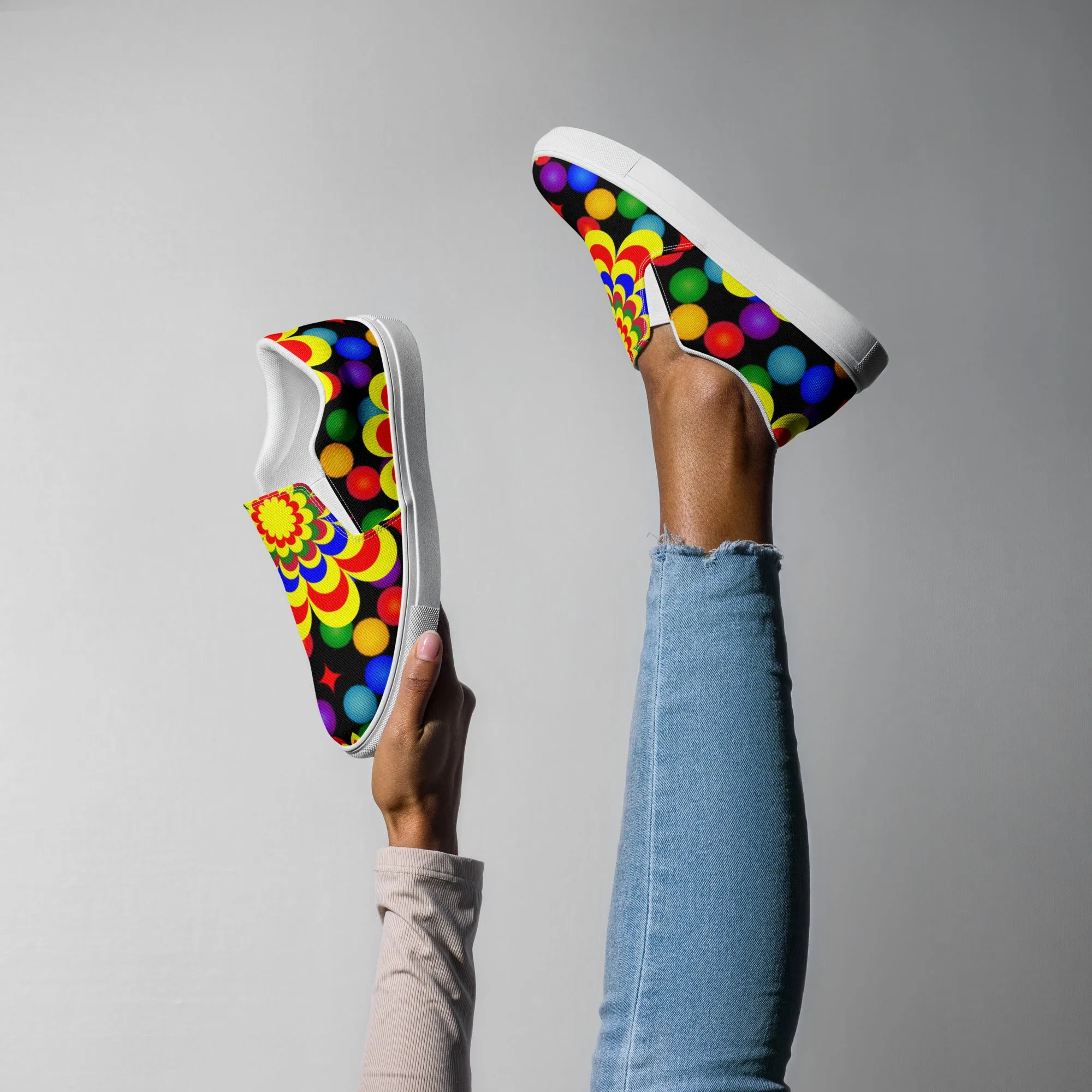 Designer canvas shoes for women