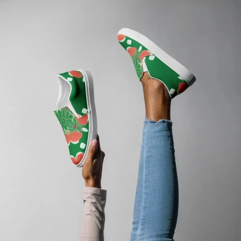 Dipaliz Canvas Shoes Women Slip Spark Energy