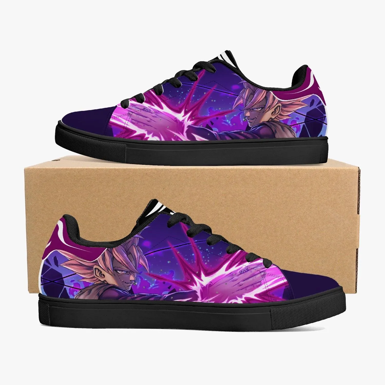 Dragonball Z Goku Black Skate Shoes Anime Shoes