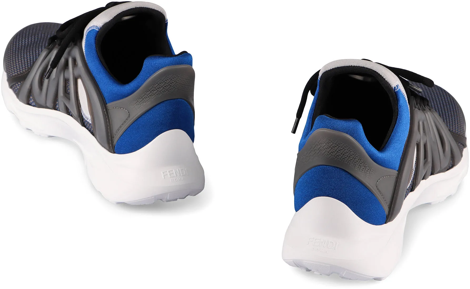FENDI TAG LOW-TOP SNEAKERS