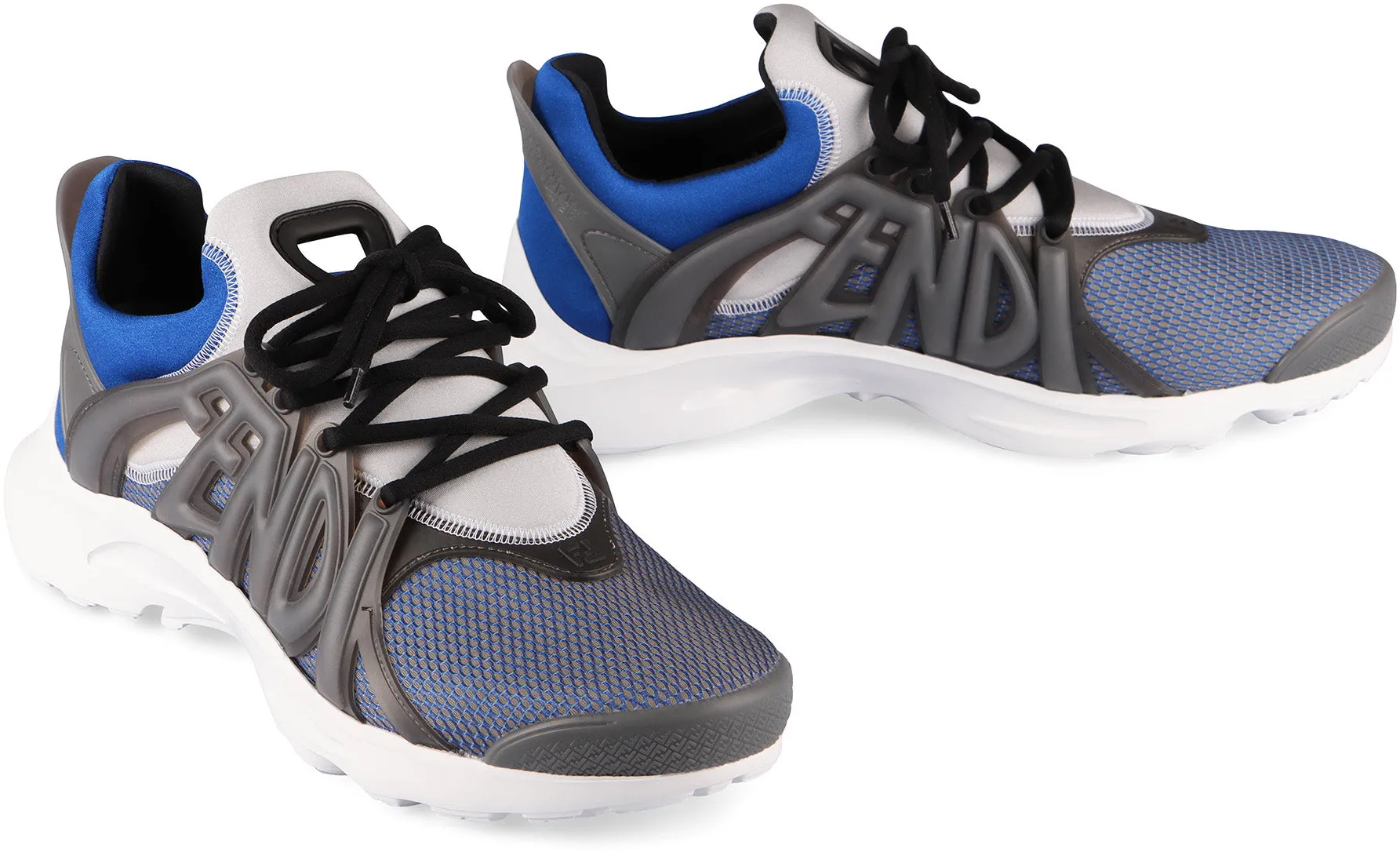 FENDI TAG LOW-TOP SNEAKERS
