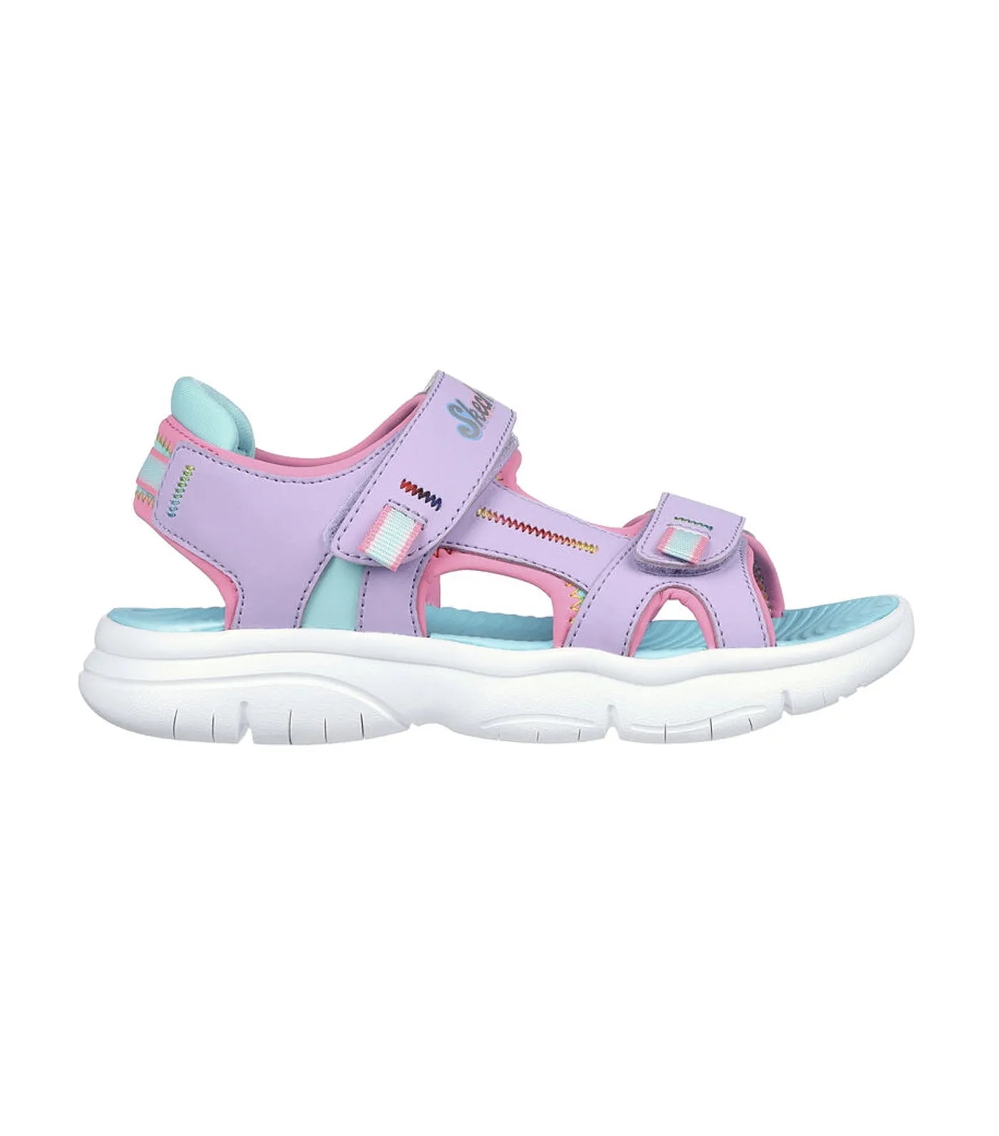 Flex Splash Sandals Lavender/Turquoise