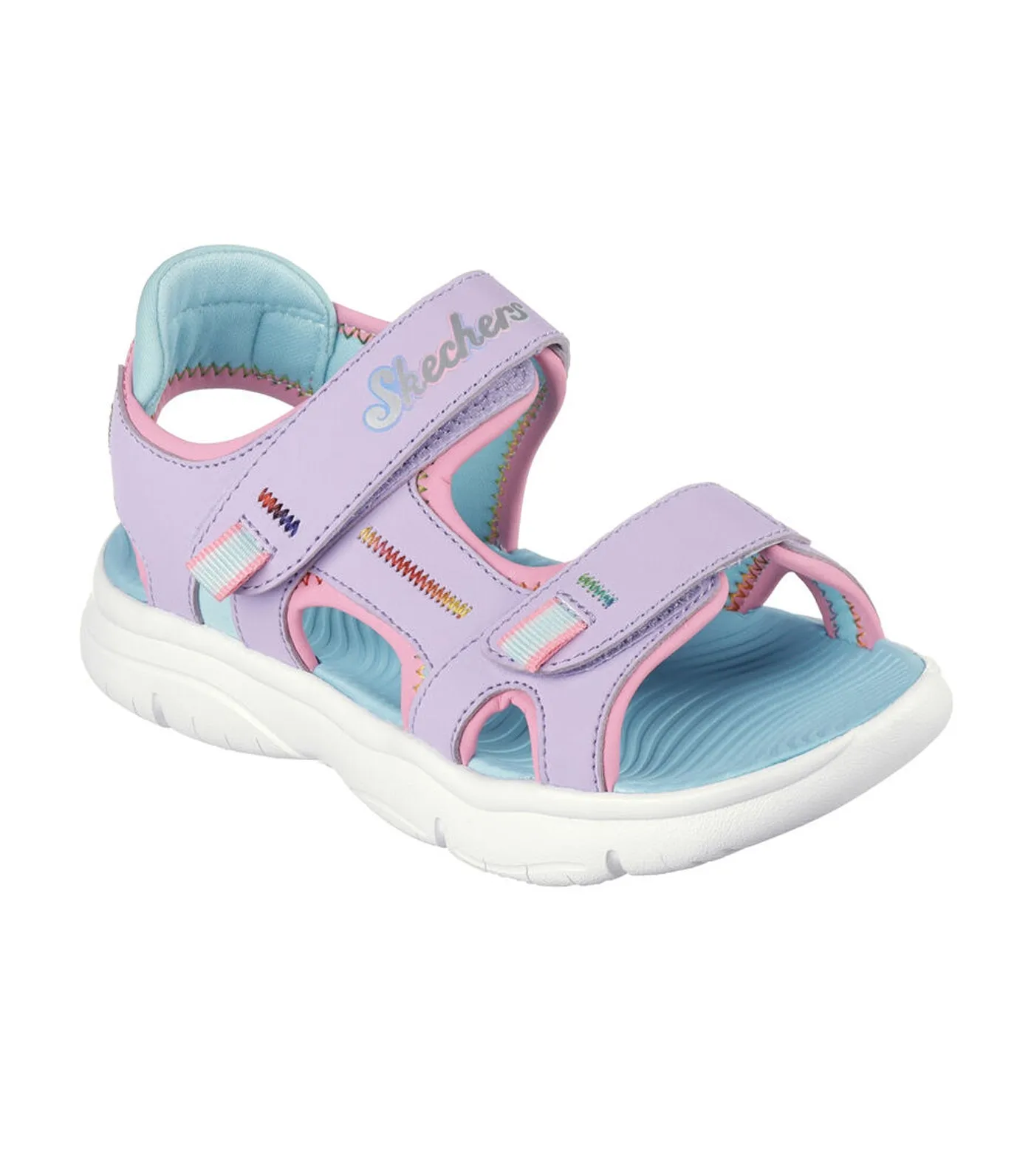 Flex Splash Sandals Lavender/Turquoise