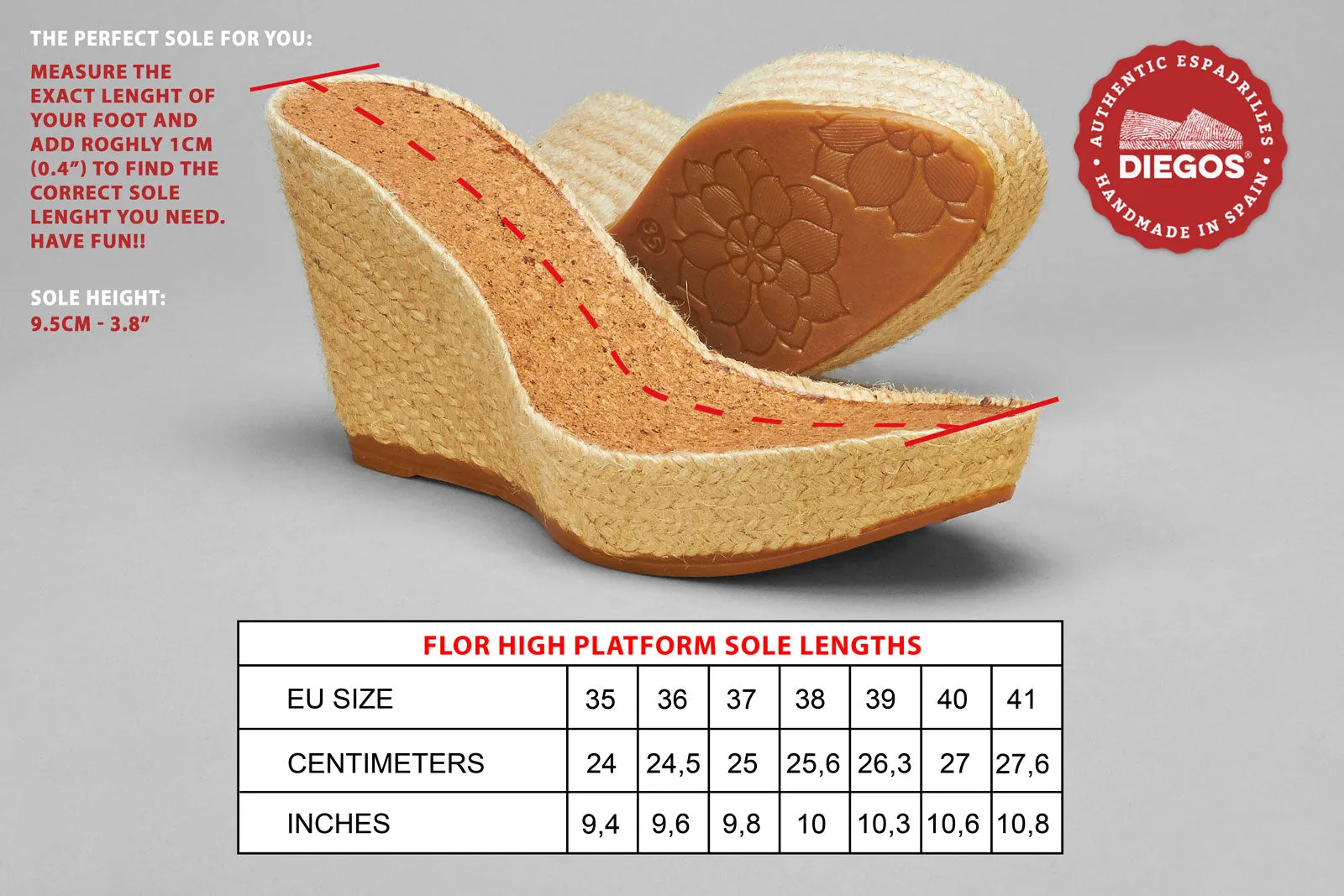 Flor high platform sole