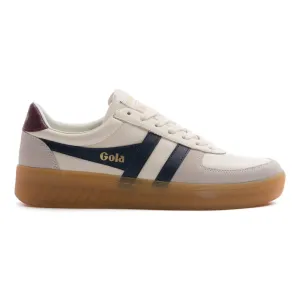 Gola Classics Men's Grandslam Elite Sneakers - Off White/Navy/Burgundy/Gum