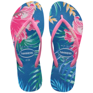 Havaianas Kid Slim Floral Palm Flip Flops