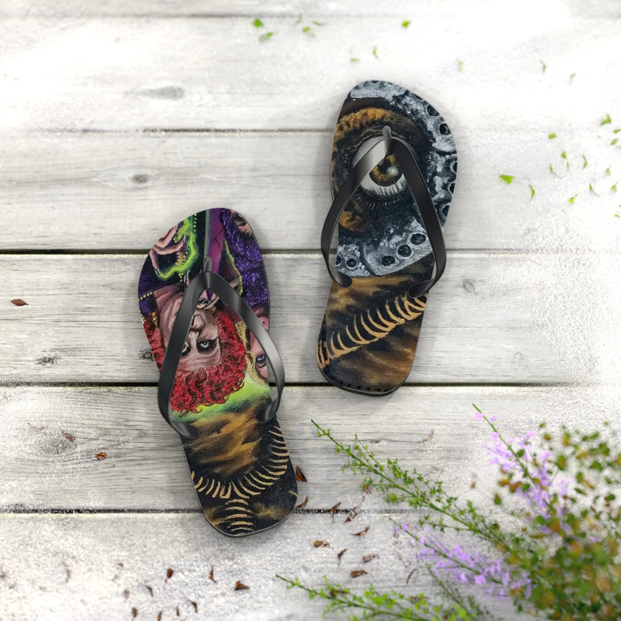 Hocus Pocus Flip Flops