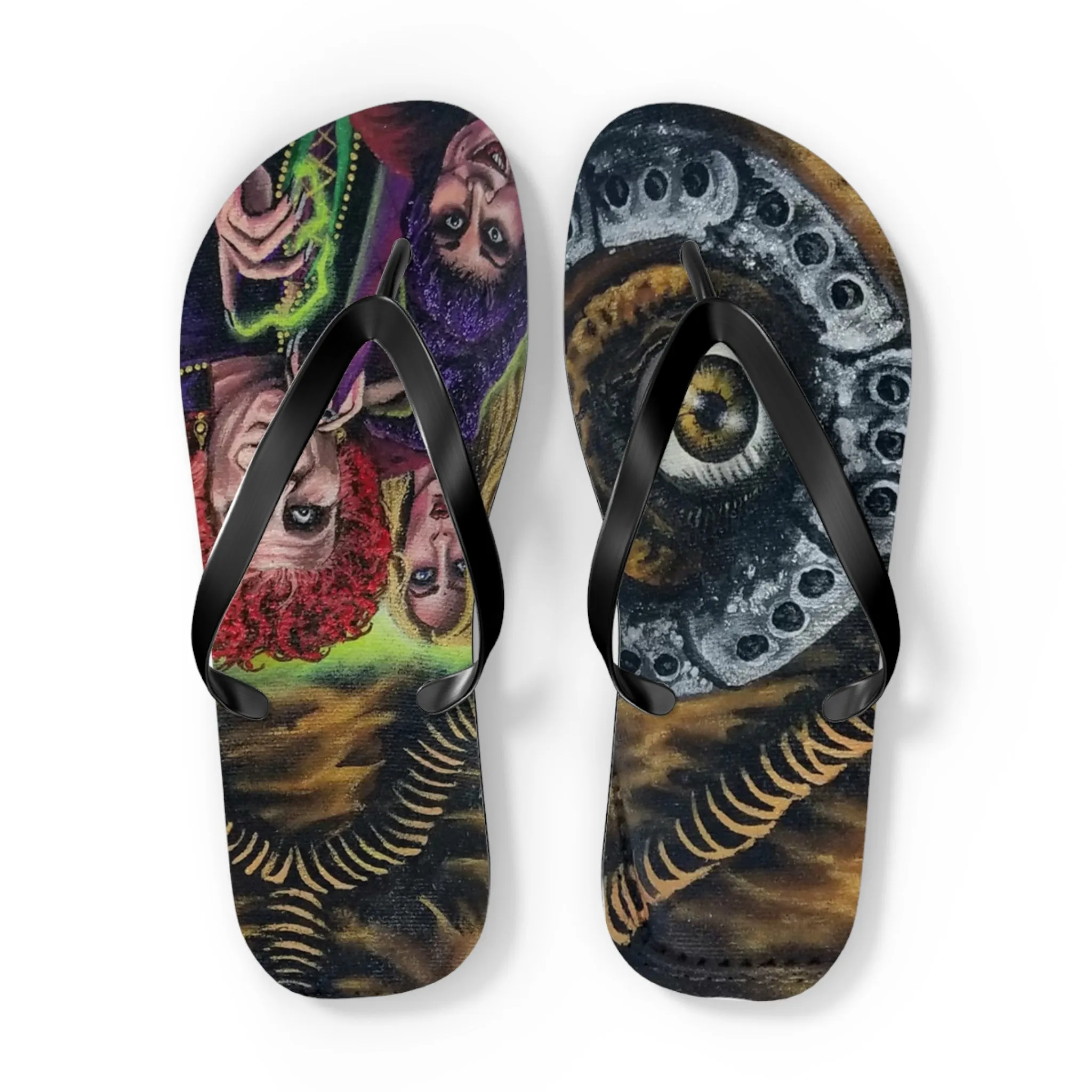 Hocus Pocus Flip Flops