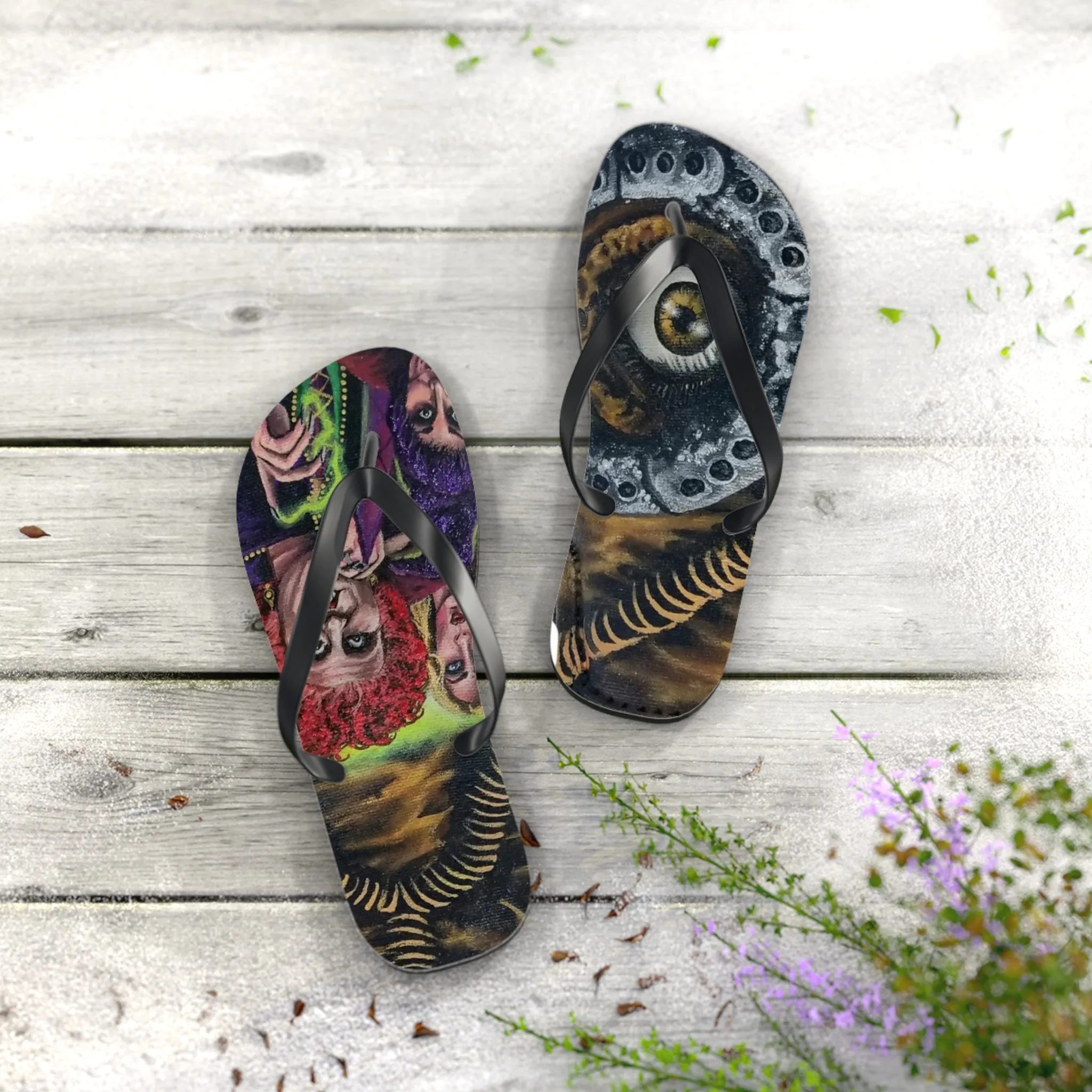 Hocus Pocus Flip Flops