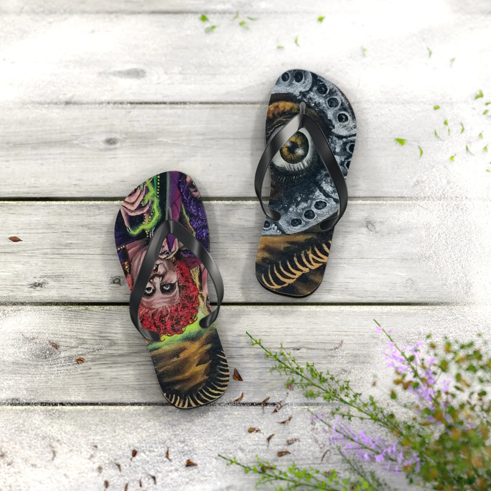 Hocus Pocus Flip Flops
