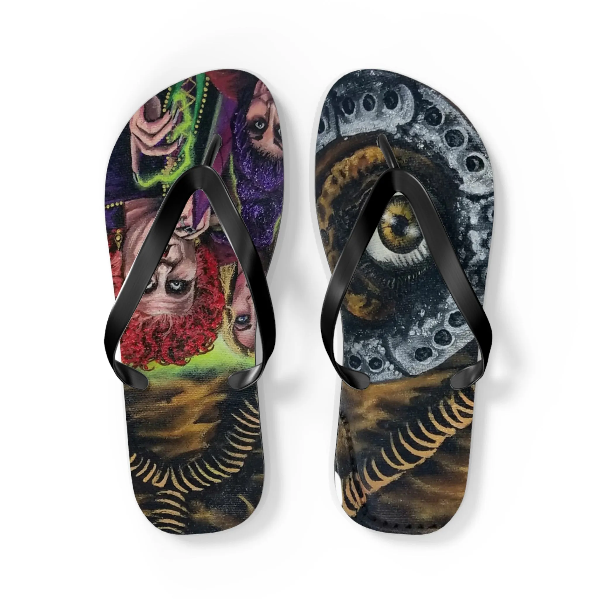 Hocus Pocus Flip Flops