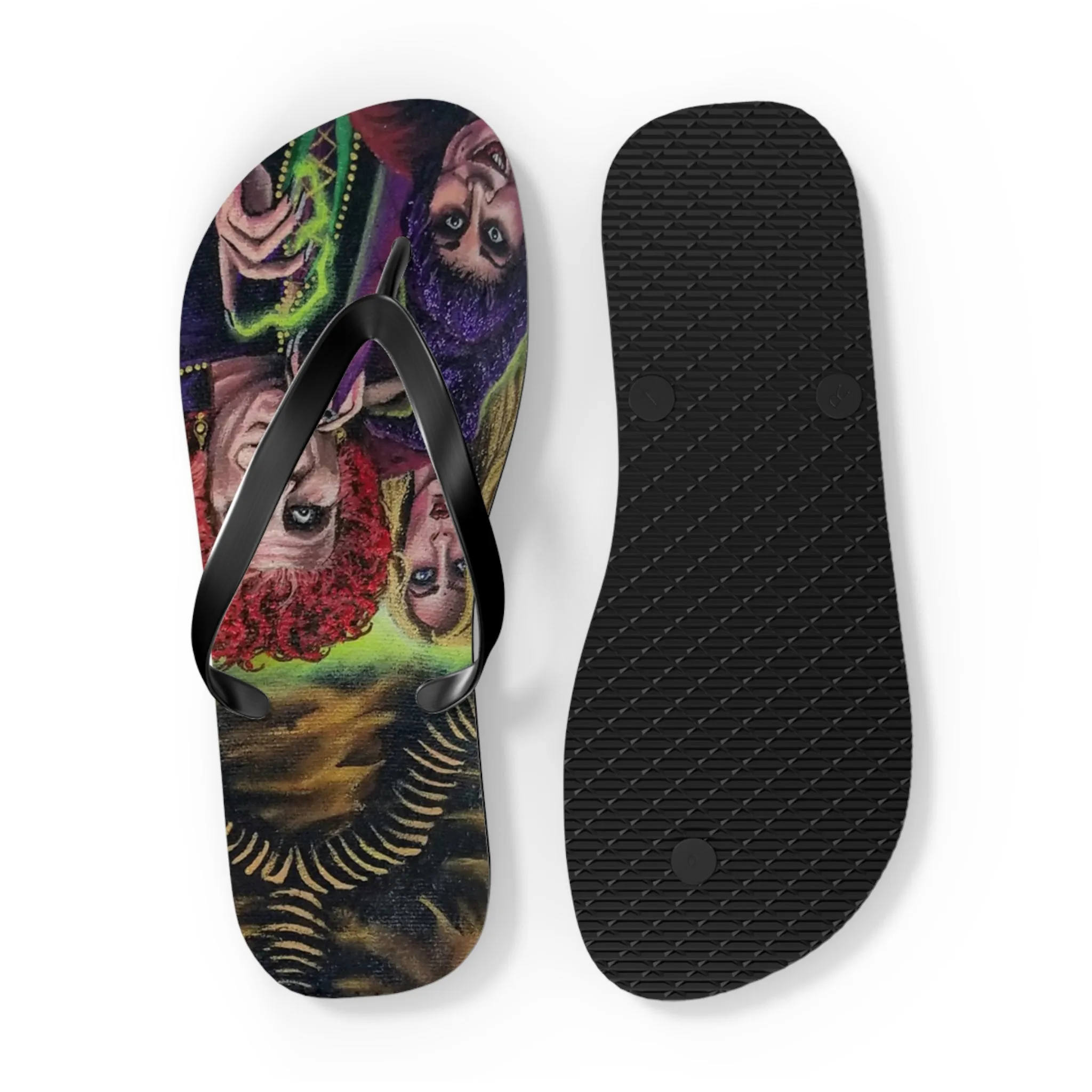 Hocus Pocus Flip Flops