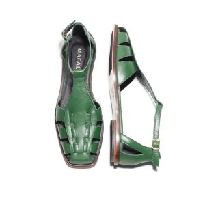 Ida Green Fisherman Sandals