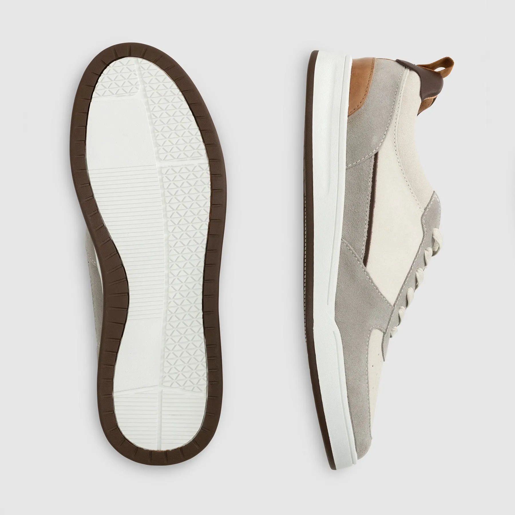 Johnnie-O Topspin Court Sneaker - Taupe