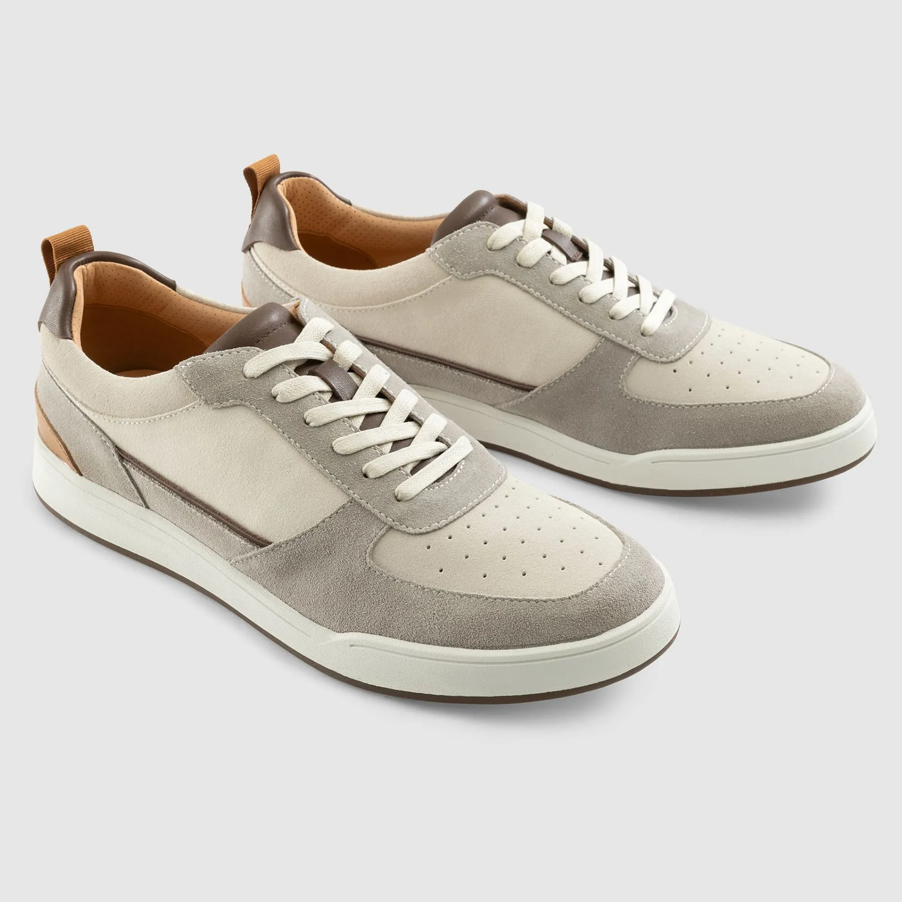 Johnnie-O Topspin Court Sneaker - Taupe