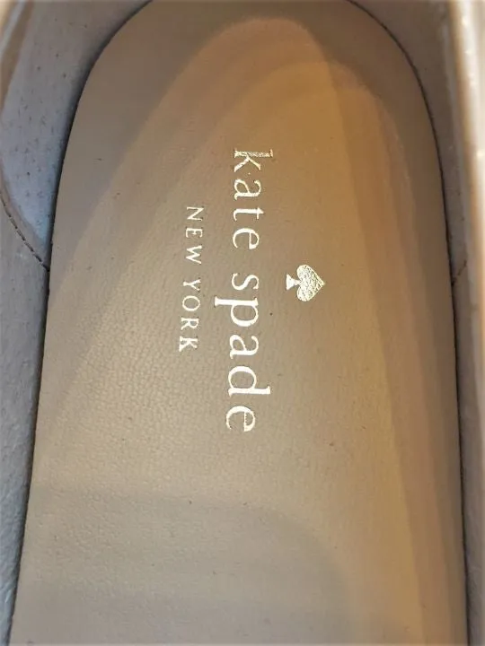 Kate Spade Size 9.5 Thyme Nude Patent Leather Flats