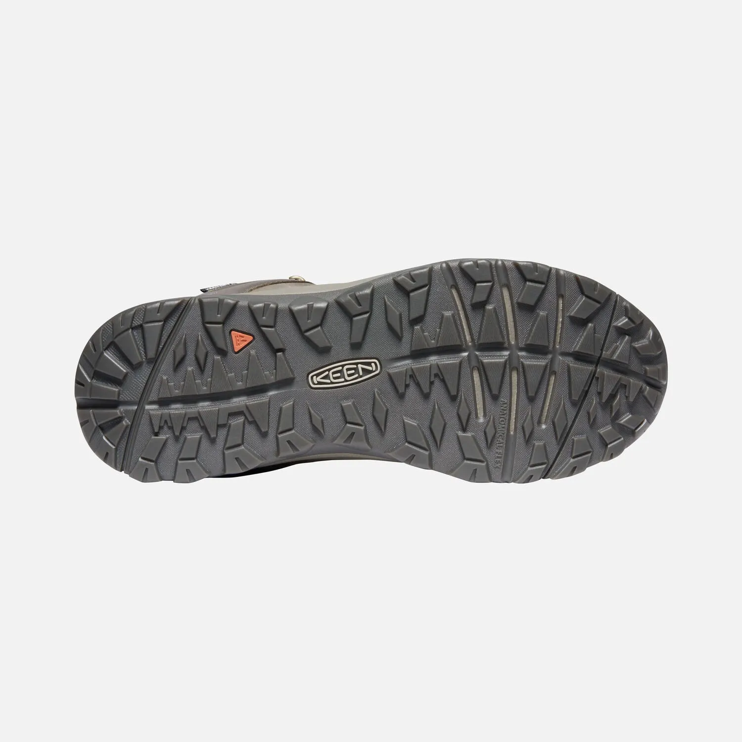 LADIES KEEN TERRADORA 2 LEATHER MID WATERPROOF BOOT - BRINDLE/REDWOOD