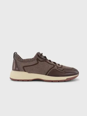 Low-Top Sneakers - Stone Tan